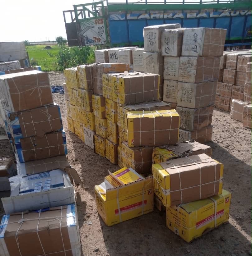 Drugs intercepted by troops