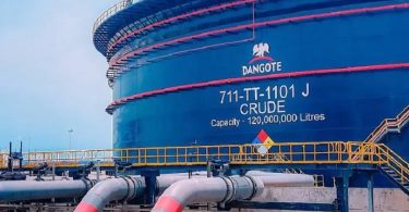 Fifth Crude Cargo Dangote Refinery