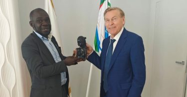 Francois Ngan Professor Vladimir Filippov African Graduates Association