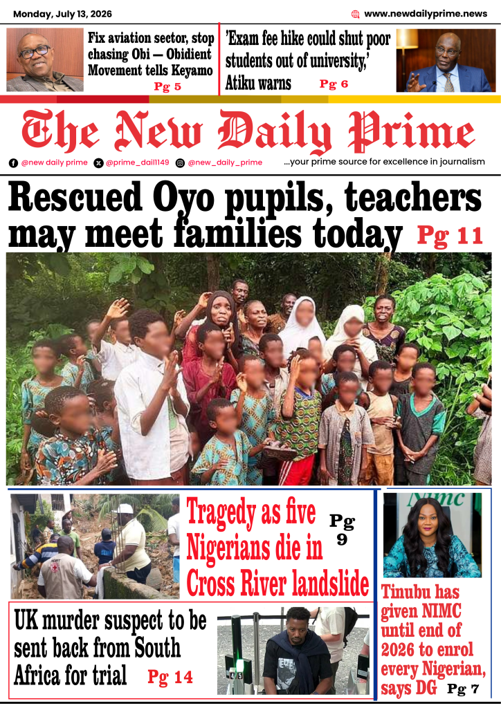 JULY 13 2026 NEW DAILY PRIME