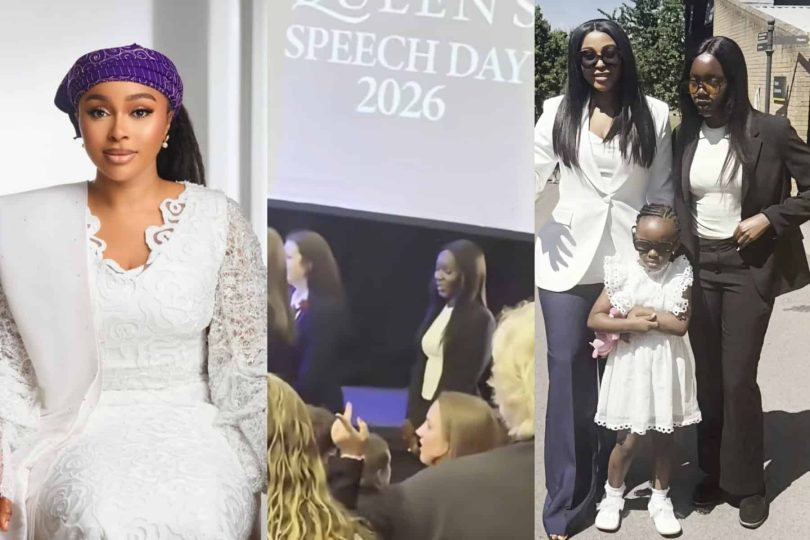 Mabel Makun celebrates daughter at Queen Speech Day