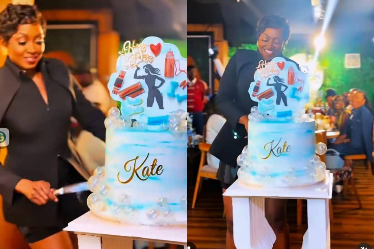 Kate Henshaw 55th party by Mabel Makun