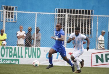 NPFL action recorded between Enyimba and Rivers United