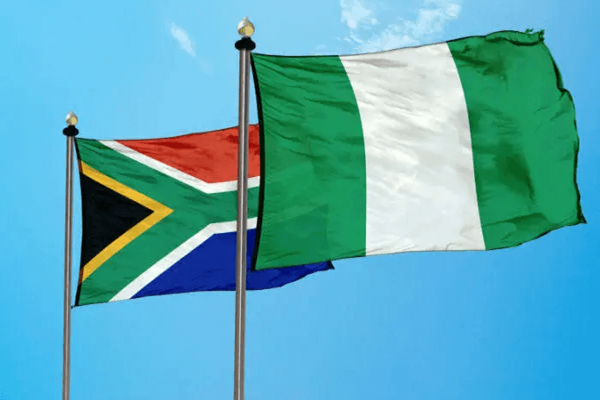 Nigeria South Africa flag