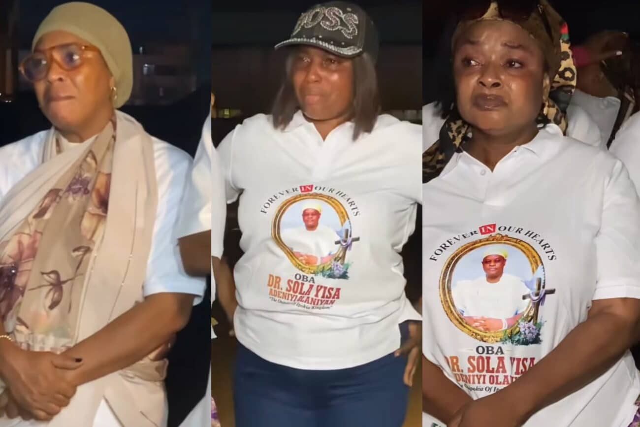 Nollywood stars in airport for Onipokia of Ipokia Kingdom remains