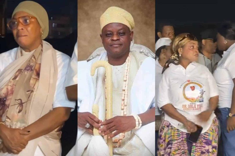 Nollywood stars at airport remain of Onipokia of Ipokia