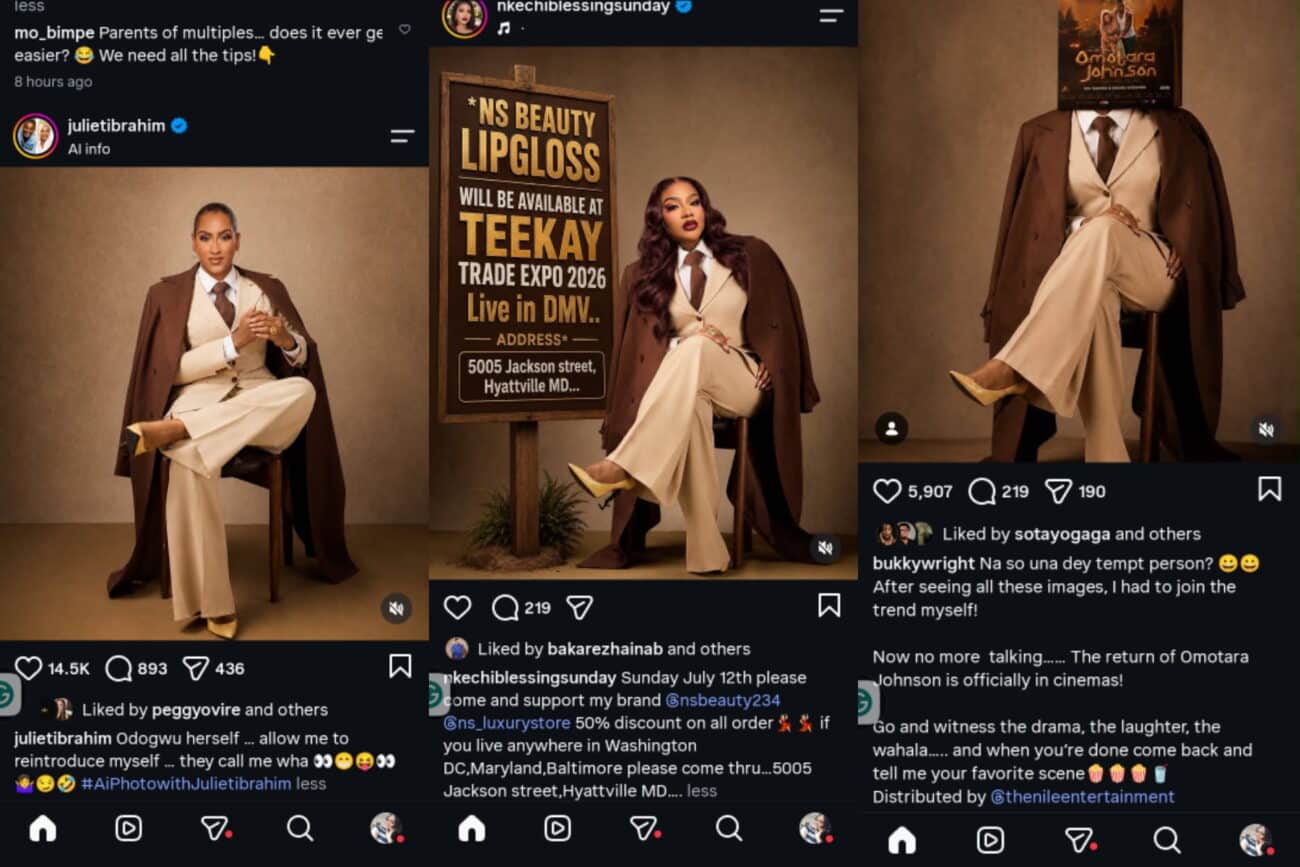 Celebrities on Caramel Plug' trend