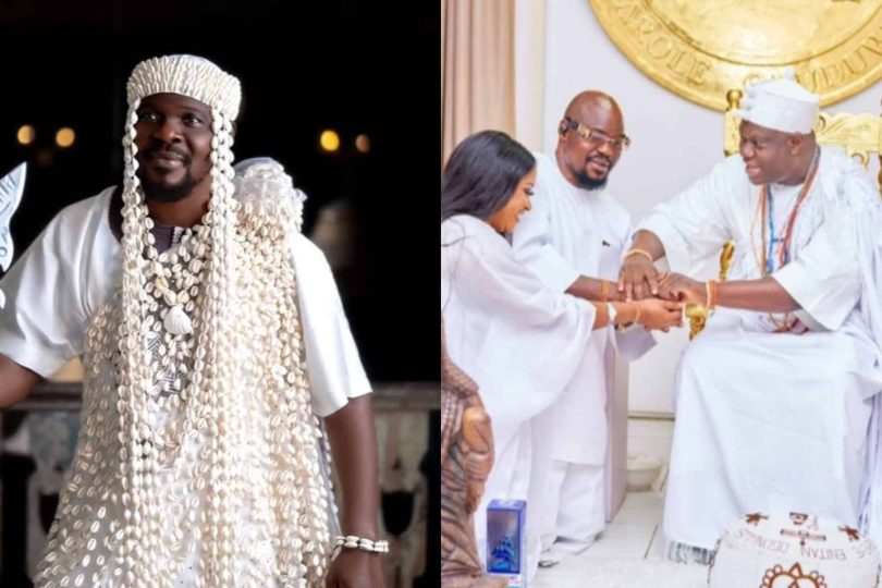 Ooni of Ife honours Baba Ijesha with new car and gifts