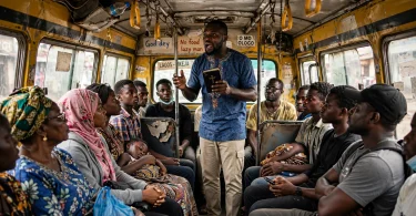 PREACHER IN A BUS