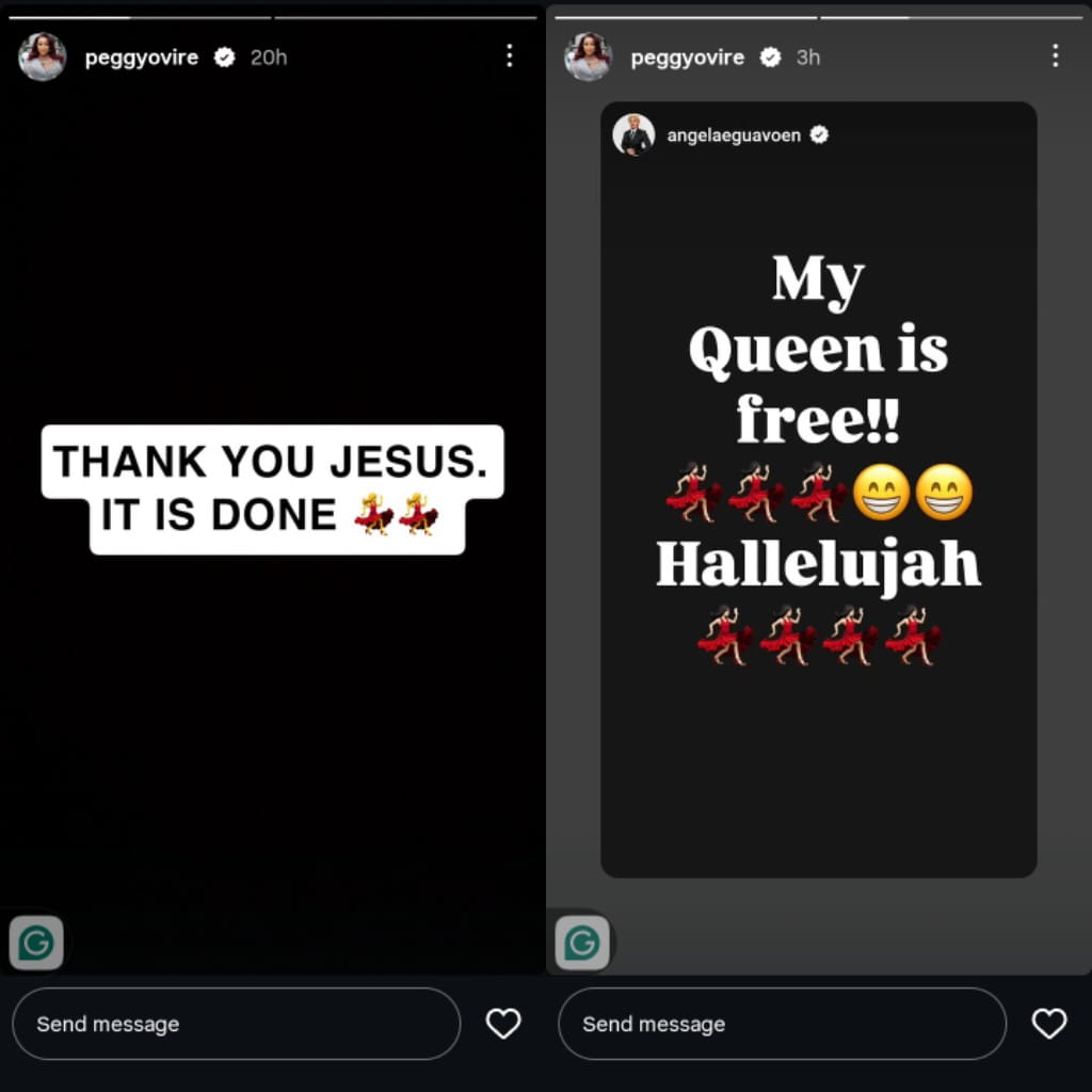 Peggy Ovire finalises divorce from Frederick Leonard