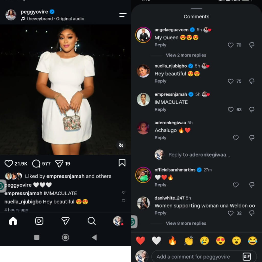 Peggy Ovire shares new photo