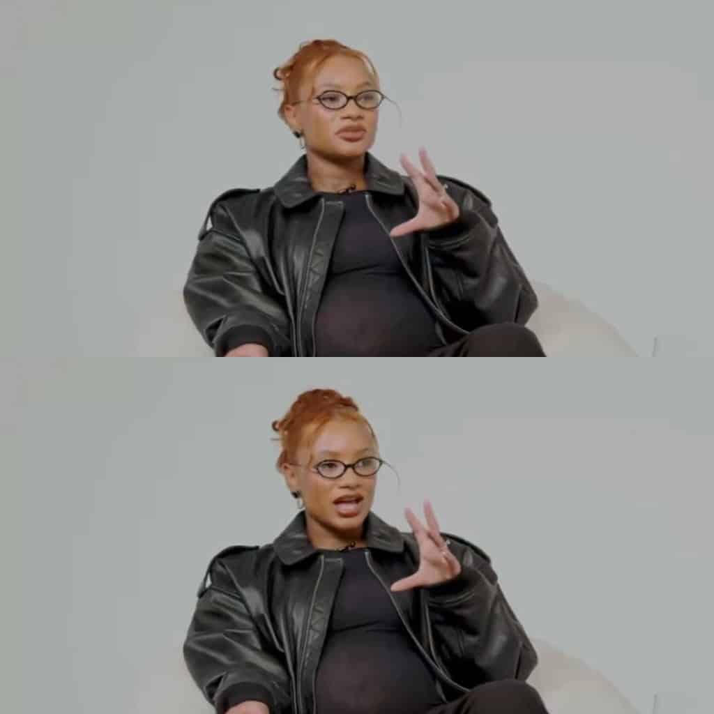 Pregnant Temi Otedola on her podcast