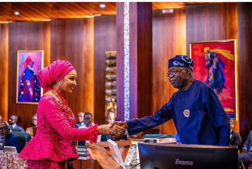 President Tinubu and Bianca Ojukwu