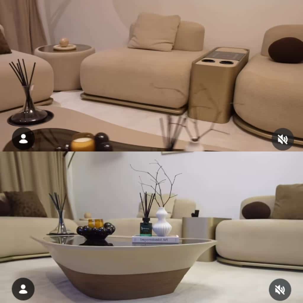Priscilla Ojo new home living room