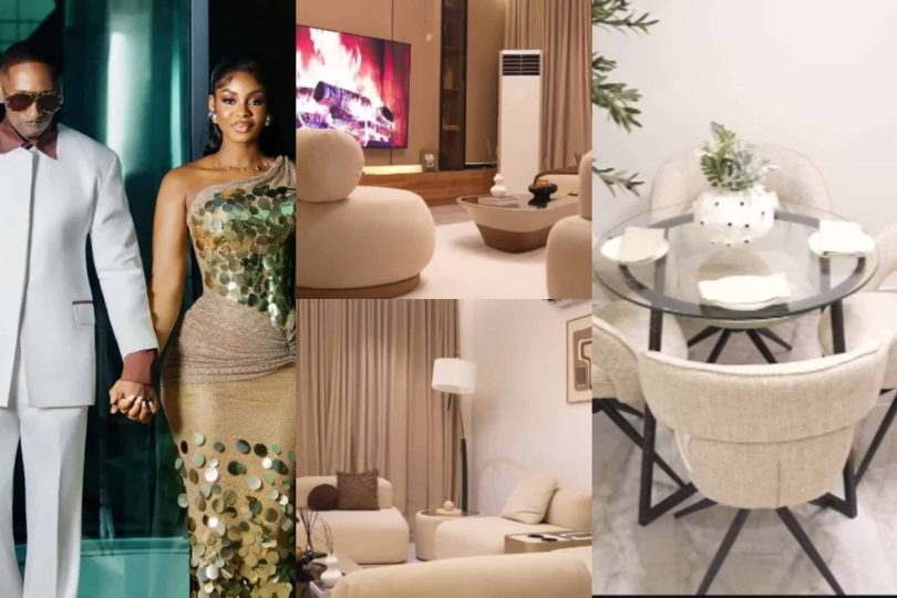 Priscilla Ojo shows off her new house living room