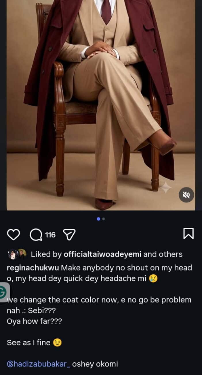 Regina Chukwu joins Caramel's photo trend