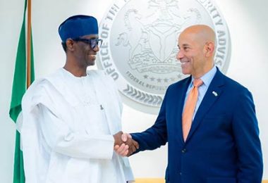 Ribadu Receives New US Africa Envoy In Abuja