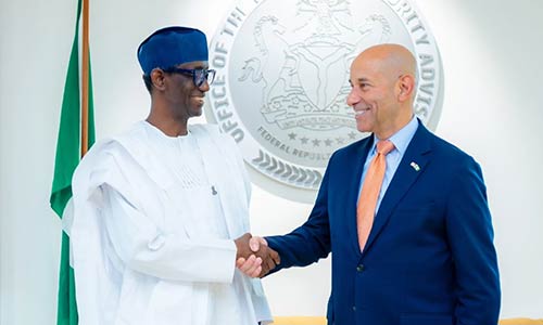 Ribadu Receives New US Africa Envoy In Abuja