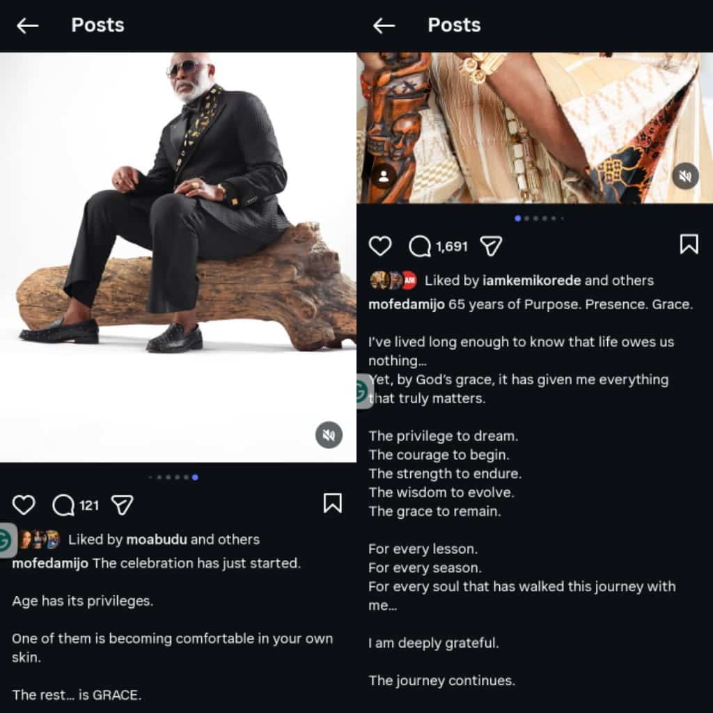 Richard Mofe Damijo marks 65th birthday in style