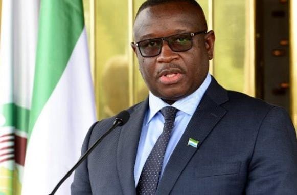 Sierra Leone President and current Chair ECOWAS Authority Julius Maada Bio