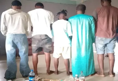 The arrested suspects