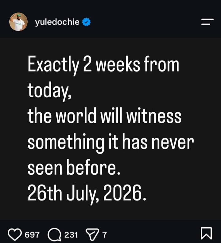 The world will witness something Yul Edochie announce