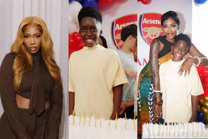 Tiwa Savage celebrates sons 11th birthday