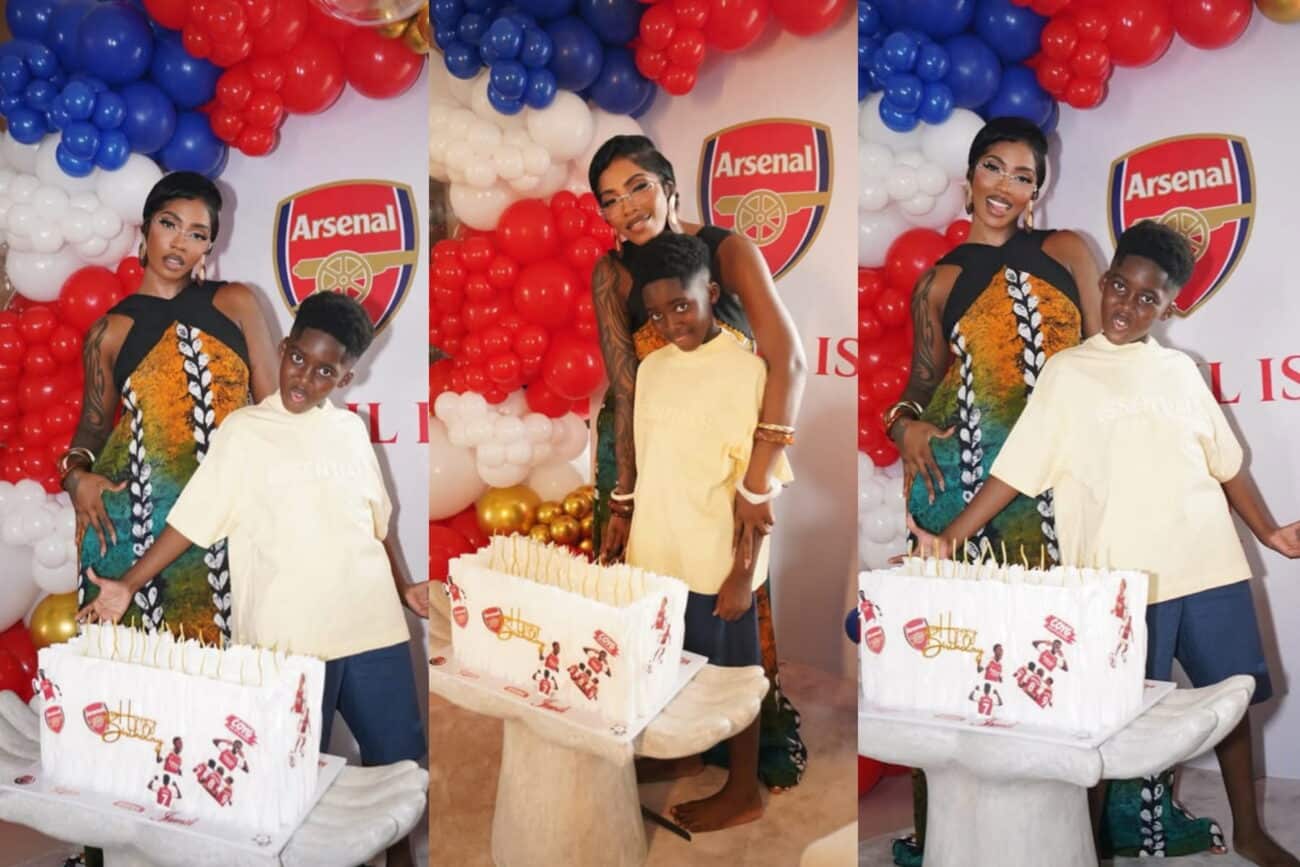 Tiwa Savage sons 11th birthday celebration