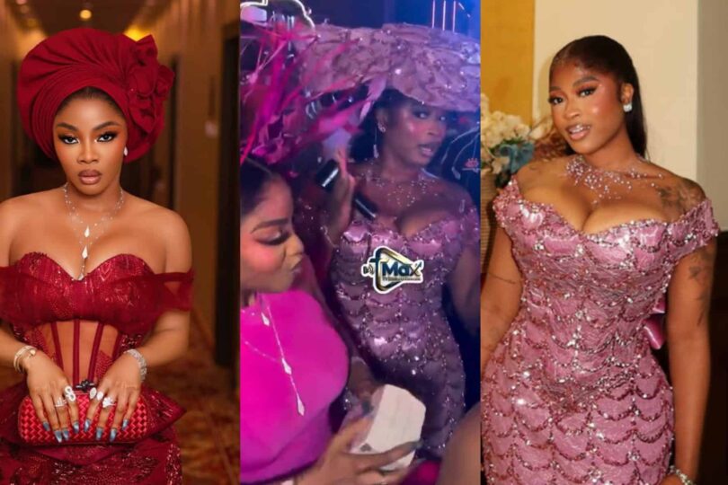 Toke Makinwa awkward moment with Imisi