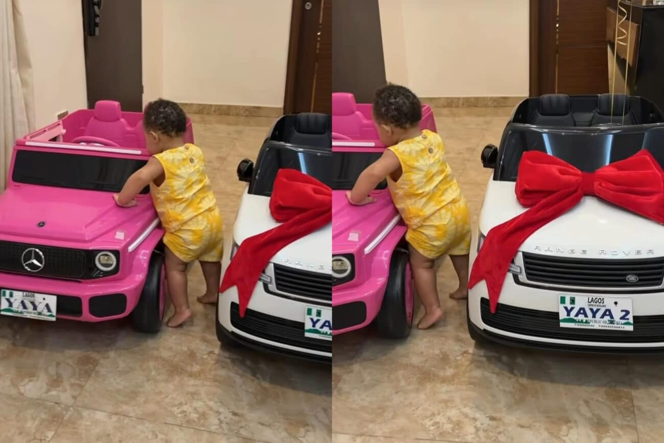 Toke Makinwa gifts daughter a new Range Rover