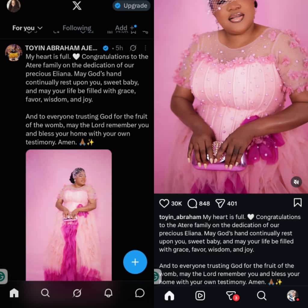 Toyin Abraham at Veekee James dedication
