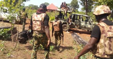 Troops of Nigerian Army