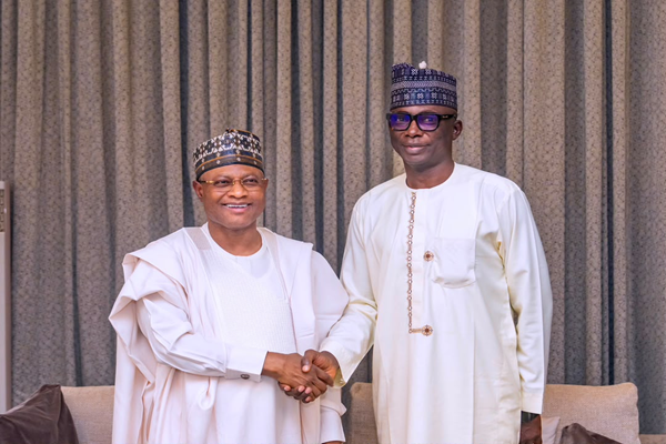 Uba Sani and Jerry Adams