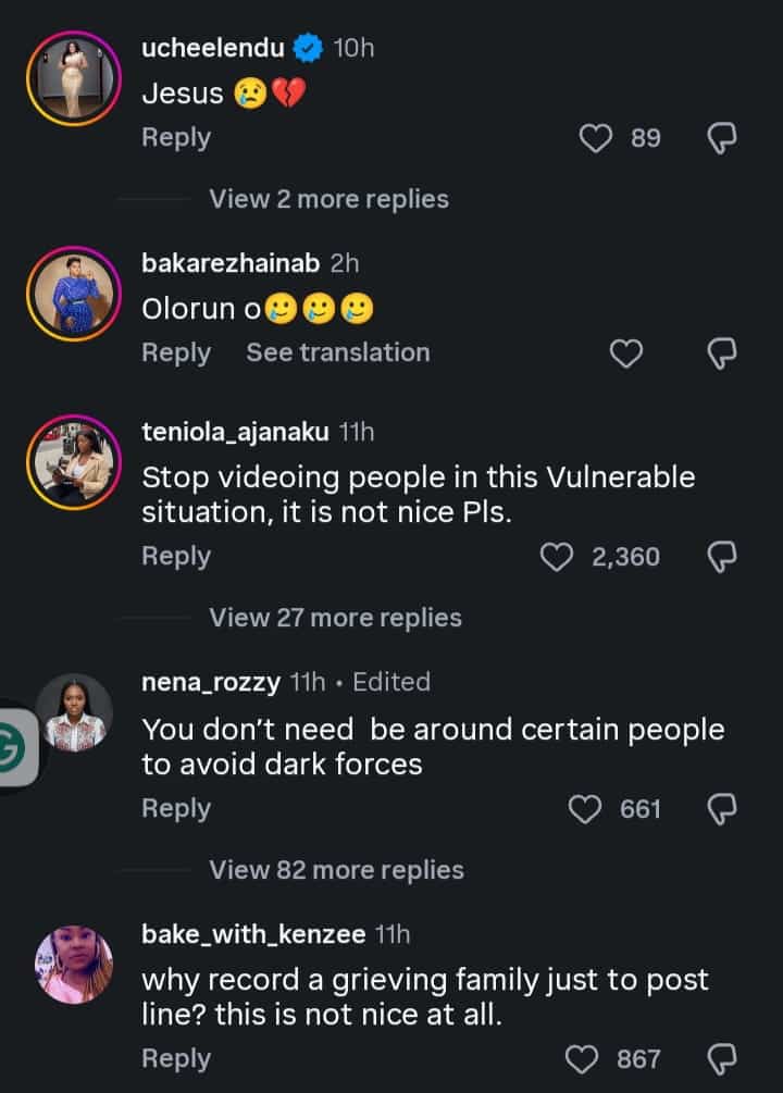 Uche Elendu react to video of Sam Larry bouncer