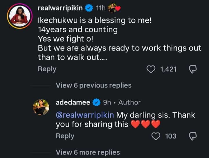 Warri Pikin says husband is a blessing