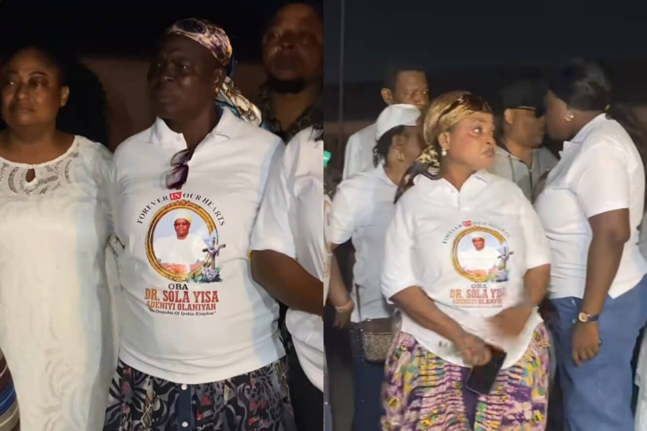 Nollywood stars in airport for Onipokia of Ipokia Kingdom remains