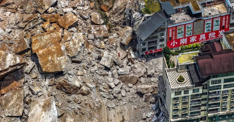 at least eight dead as landslide triggered by heavy rain buries city homes