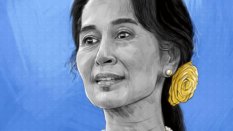 aung20san20suu20kyi Art print