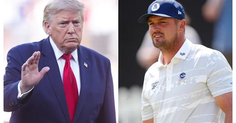 bryson dechambeau wanted donald trump to intervene in open controversy report