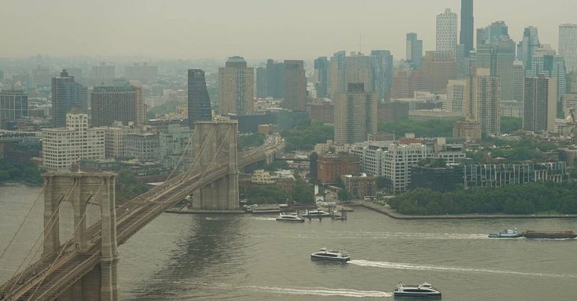 canadian wildfire smoke turns air hazardous in the us