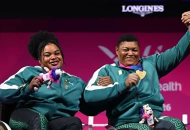 cwg 2026 oluwafemiayo sets record as nigeria surge ahead in para powerlifting ld 696x392 1