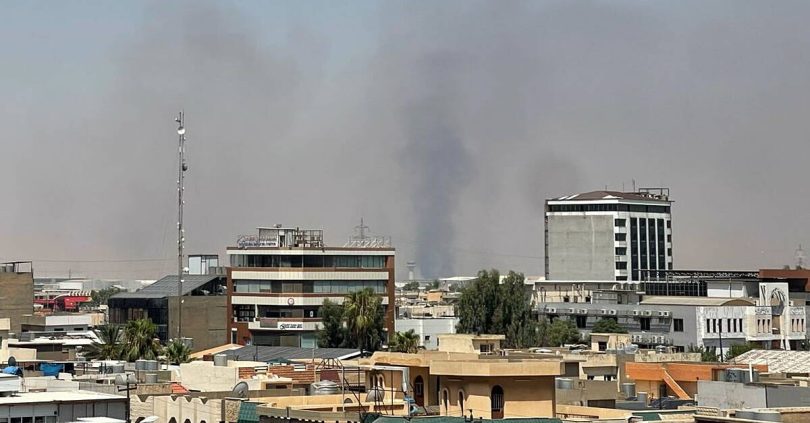drones target iraqi city where us forces are based as us iran fighting escalates