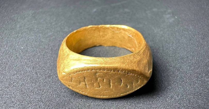 gold rings around 2 000 years old found at thail archaeological site