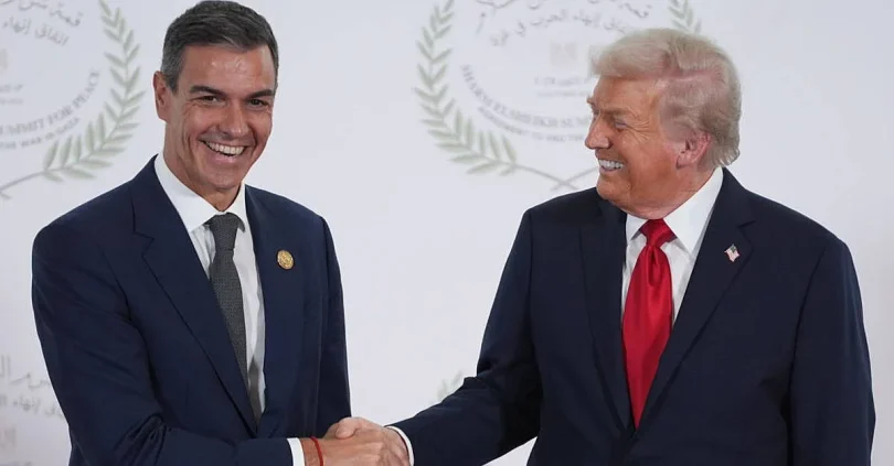 how can trump cut off all trade with spain