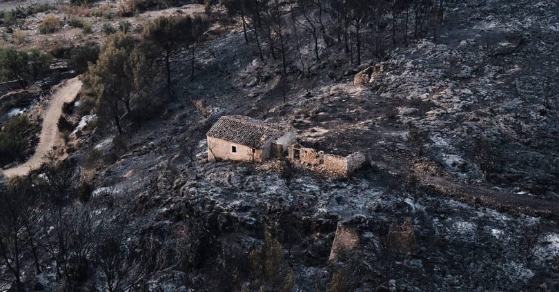 hundreds of firefighters battle wildfire in spain which killed at least 12