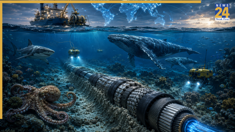 internetcable shark octopus