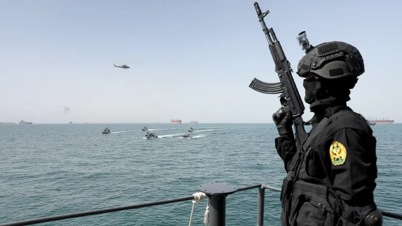irgc navy strait hormuz exercise