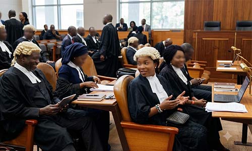 lawyers in court