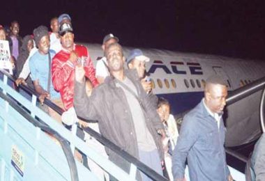 nigeria returns from south africa Air Peace