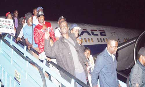 nigeria returns from south africa Air Peace